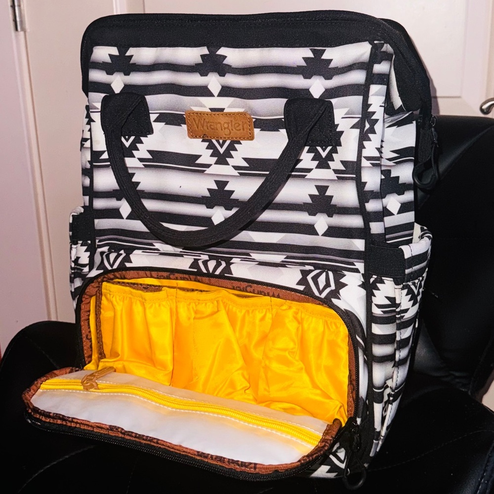 Wrangler Aztec Print Diaper Bag - Picture 7 of 10